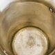 Antique champagne bucket in shiny silver metal