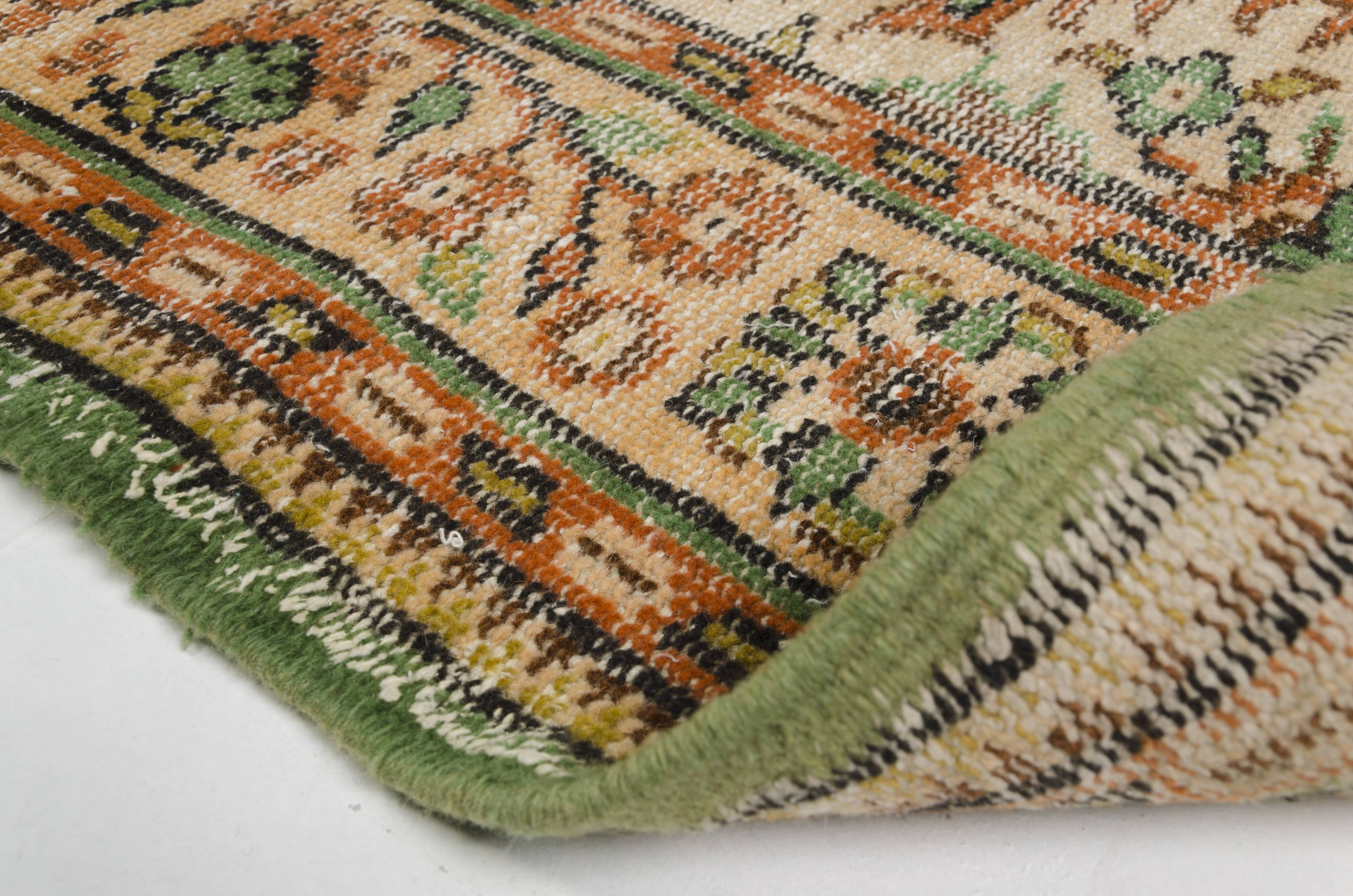 Oushak Vintage Anatolian Carpet sku 2010