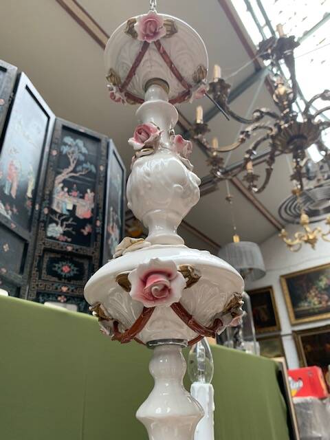 Capodimonte chandelier.