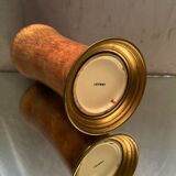 Porcelain vase signed Sèvres on bronze frame