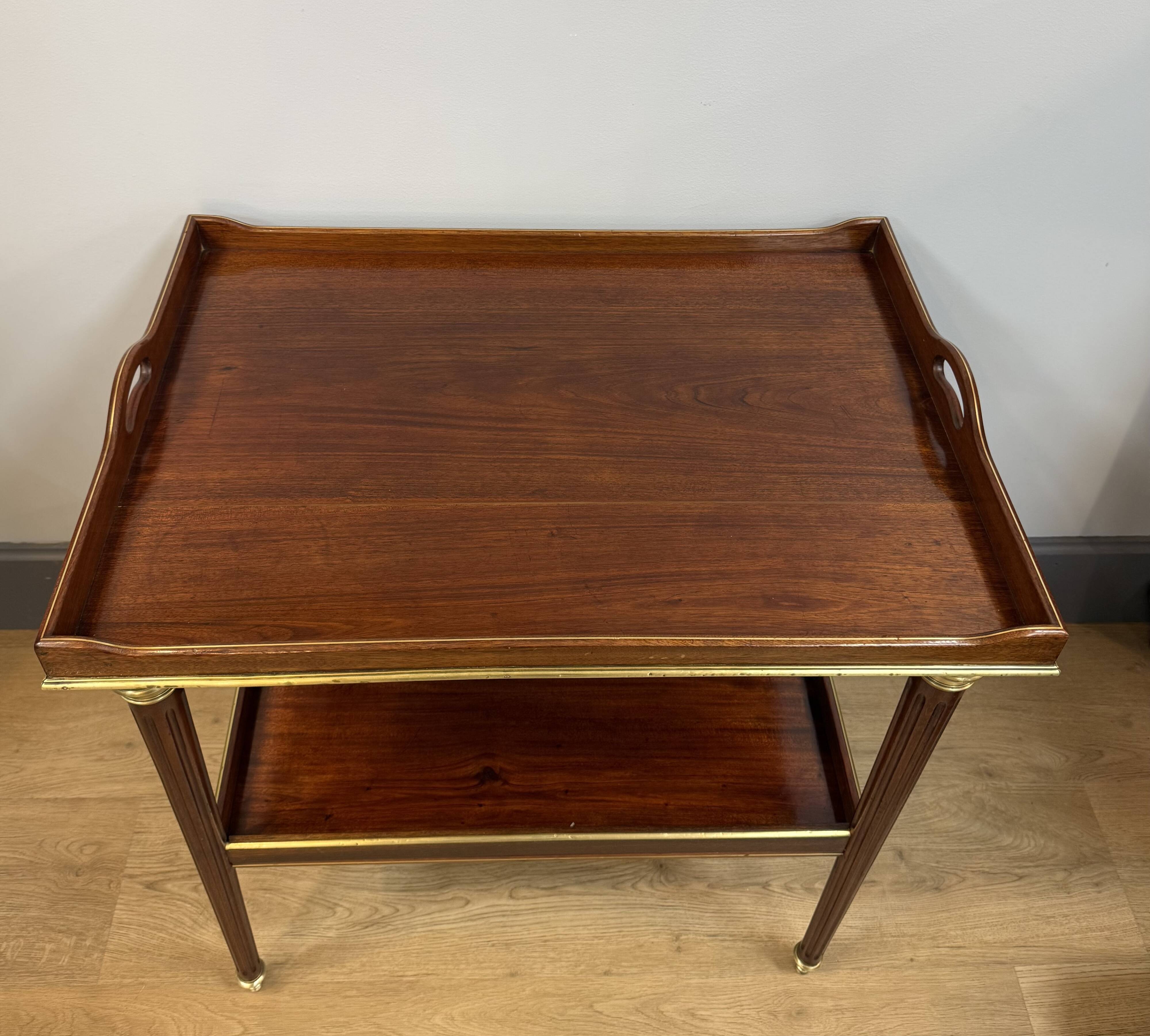 Mahogany serving table in Louis XVI style