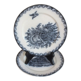 Duo of dessert plates Pexonne hunting service
