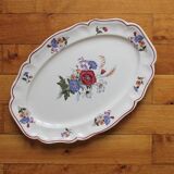 Oval earthenware dish, "Agreste" model, Sarreguemines