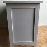 Children's desk painted in gray