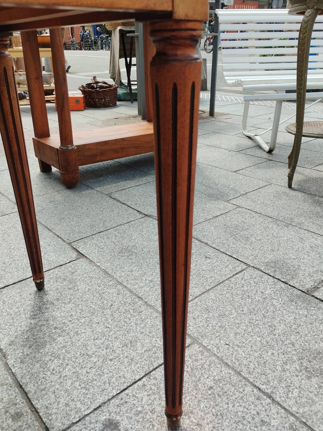 Old Louis XVI style flat desk