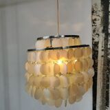 Vintage mother-of-pearl chandelier from the 70s