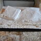 Hand embroidery tablecloth 170x260 + 12 matching towels