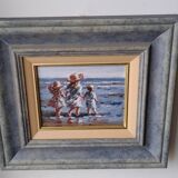 Children at the seaside.