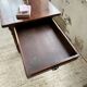 Table XXL noyer massif foncé 3m