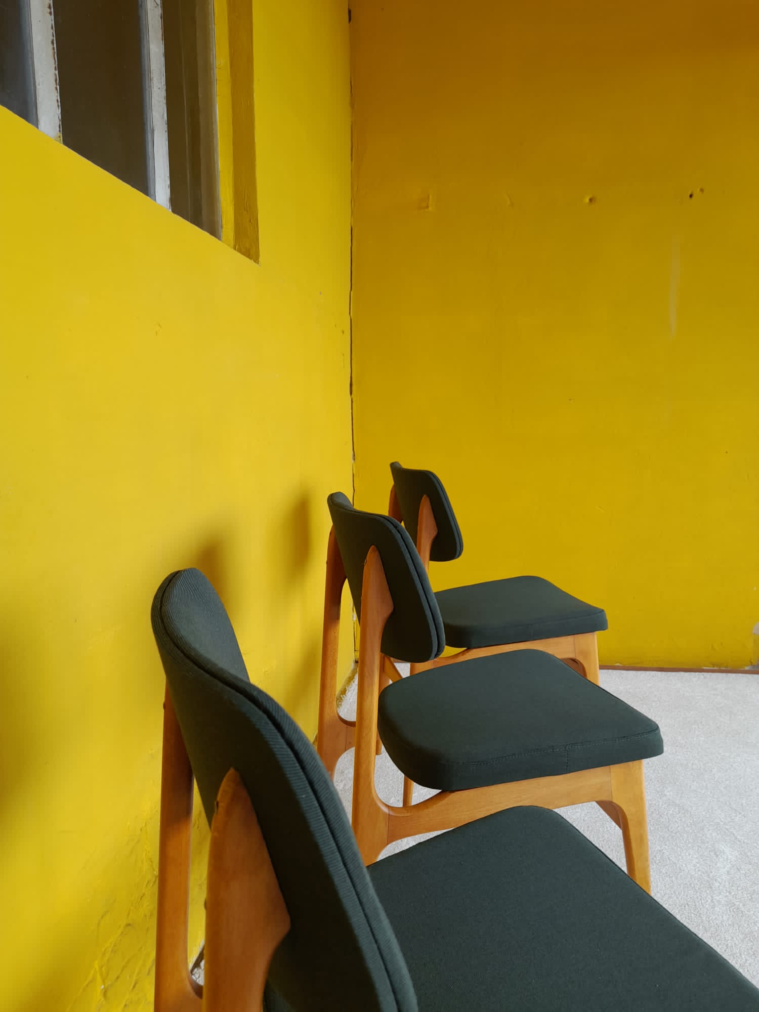 4 Stella chairs in Scandinavian style around 1960