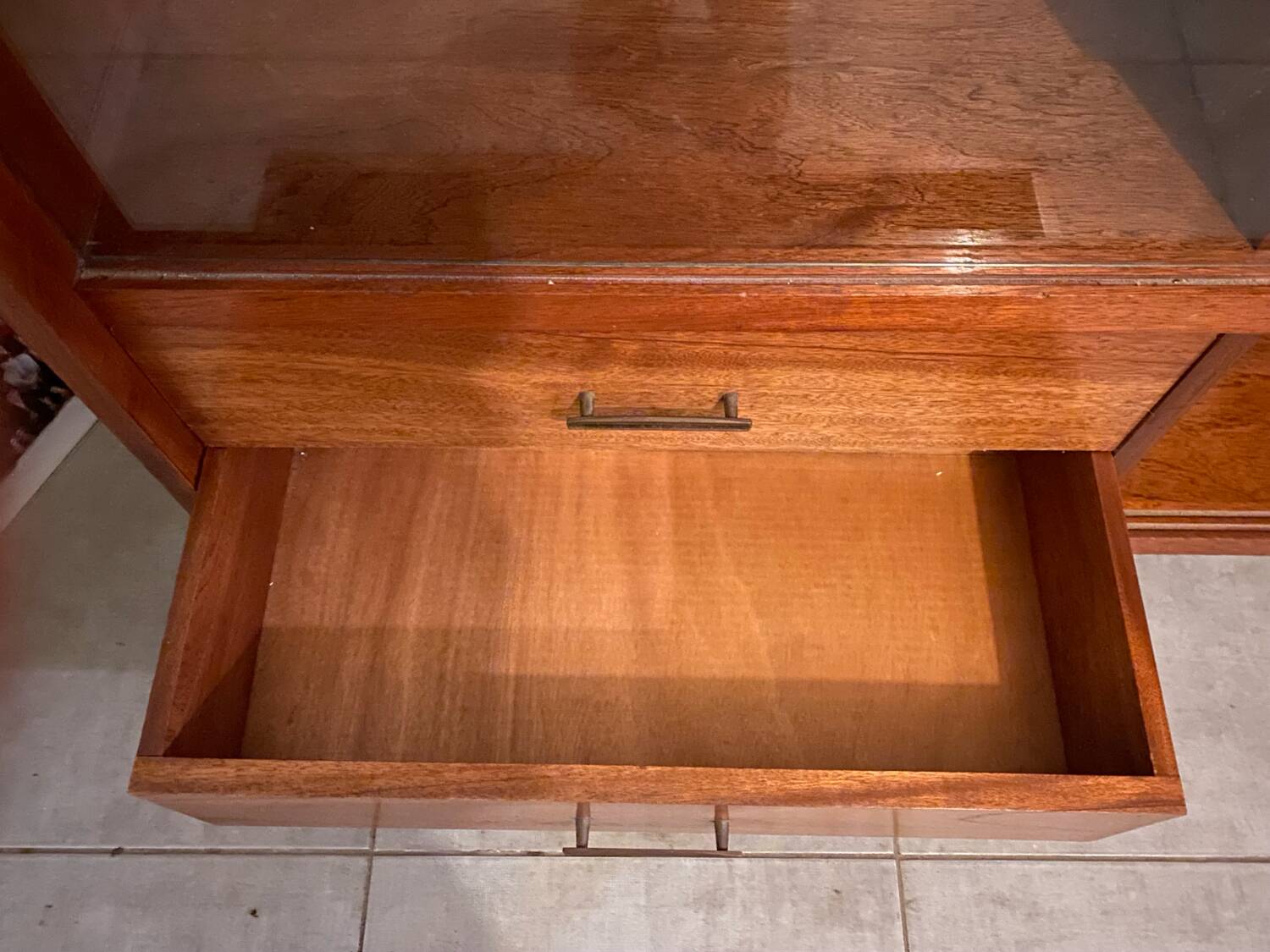 Vintage teak bookcase