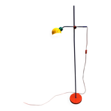 Postmodern Multicolor Metal Floorlamp by Veneta Lumi, 1980s Italy.
