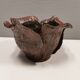 Bowl in ceramic, in beautiful colours, Danish and from Sloth art pottery 1978 (signed)