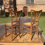 Pair of canning chairs.  new art
