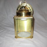 Brass wall light