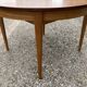 Table ronde scandinave avec rallonge