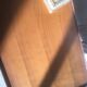 Cherry wood side table from the 60s/70s.
