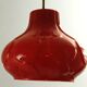 Glass and Brass Pendant by Napako , 1970s