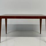Italian Art Deco Coffee Table in Teak and Maple by Paolo Buffa, 1950s