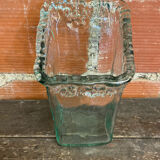 Vintage Bubble Glass Cascade Design Vase #C868