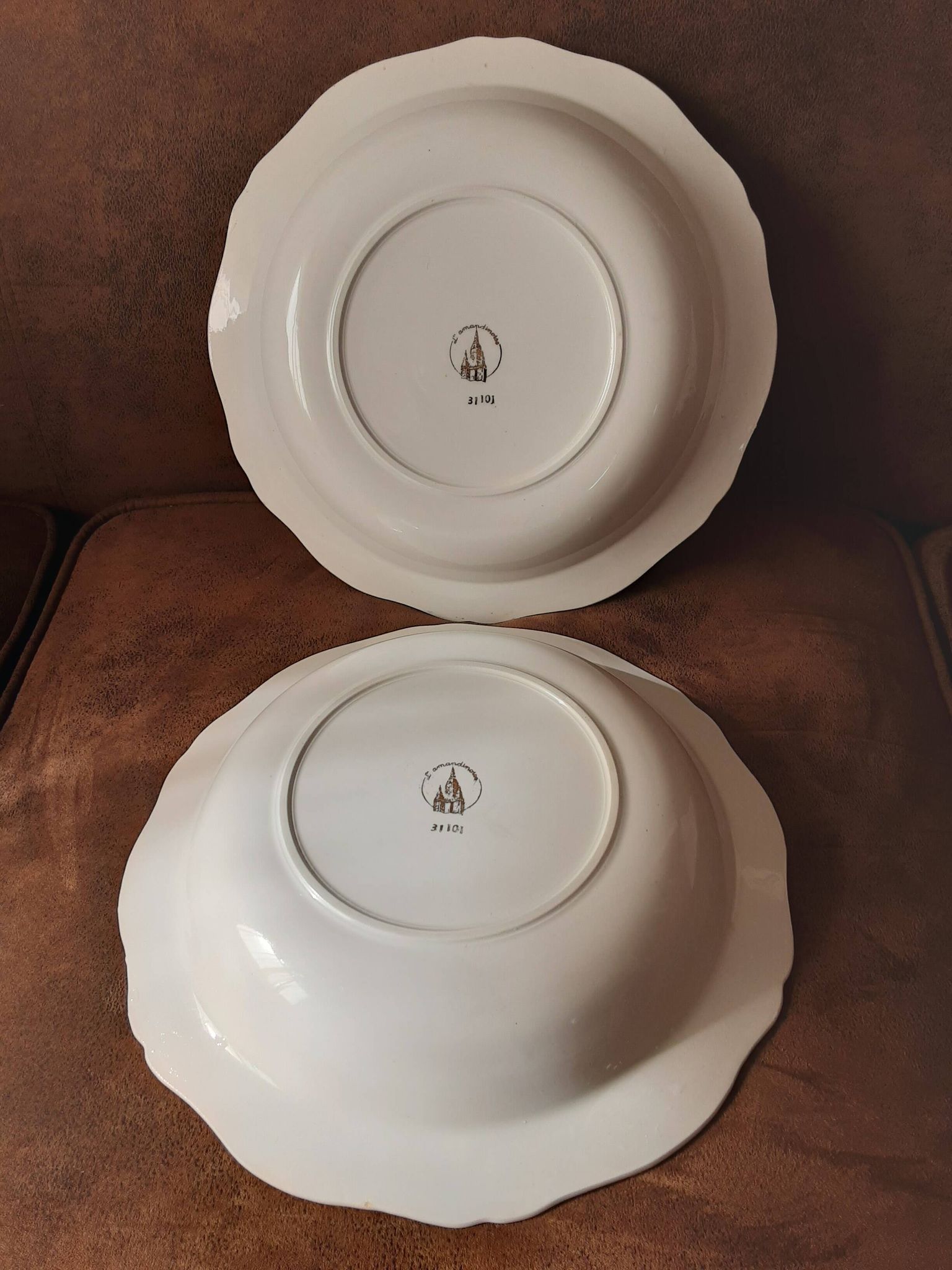 Set of 2 Lamandinoise salad bowls