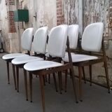 Six chaises Baumann modèle Pégase