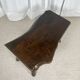 Rustic solid wood coffee table, Wabi-Sabi style, 1970s.