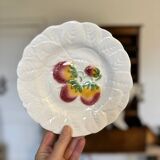 Vintage white slip plates