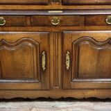 Two-part Louis XV period oak buffet, circa 1750