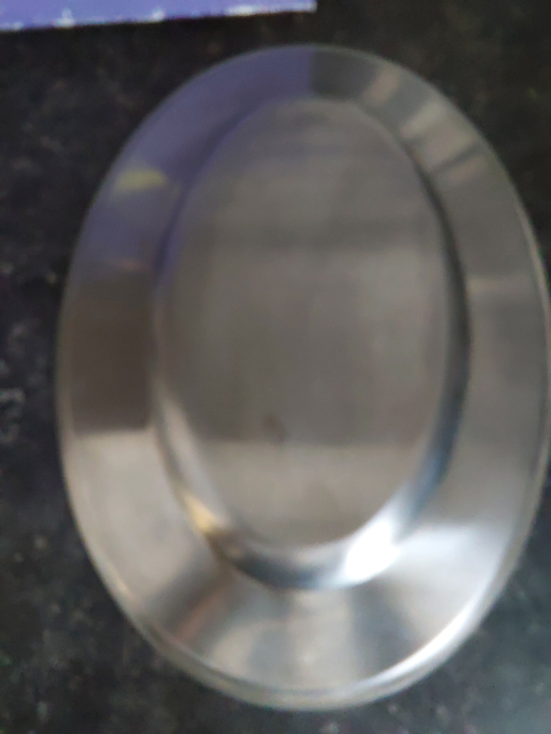 Oval stainless steel deep dish Jean Couzon