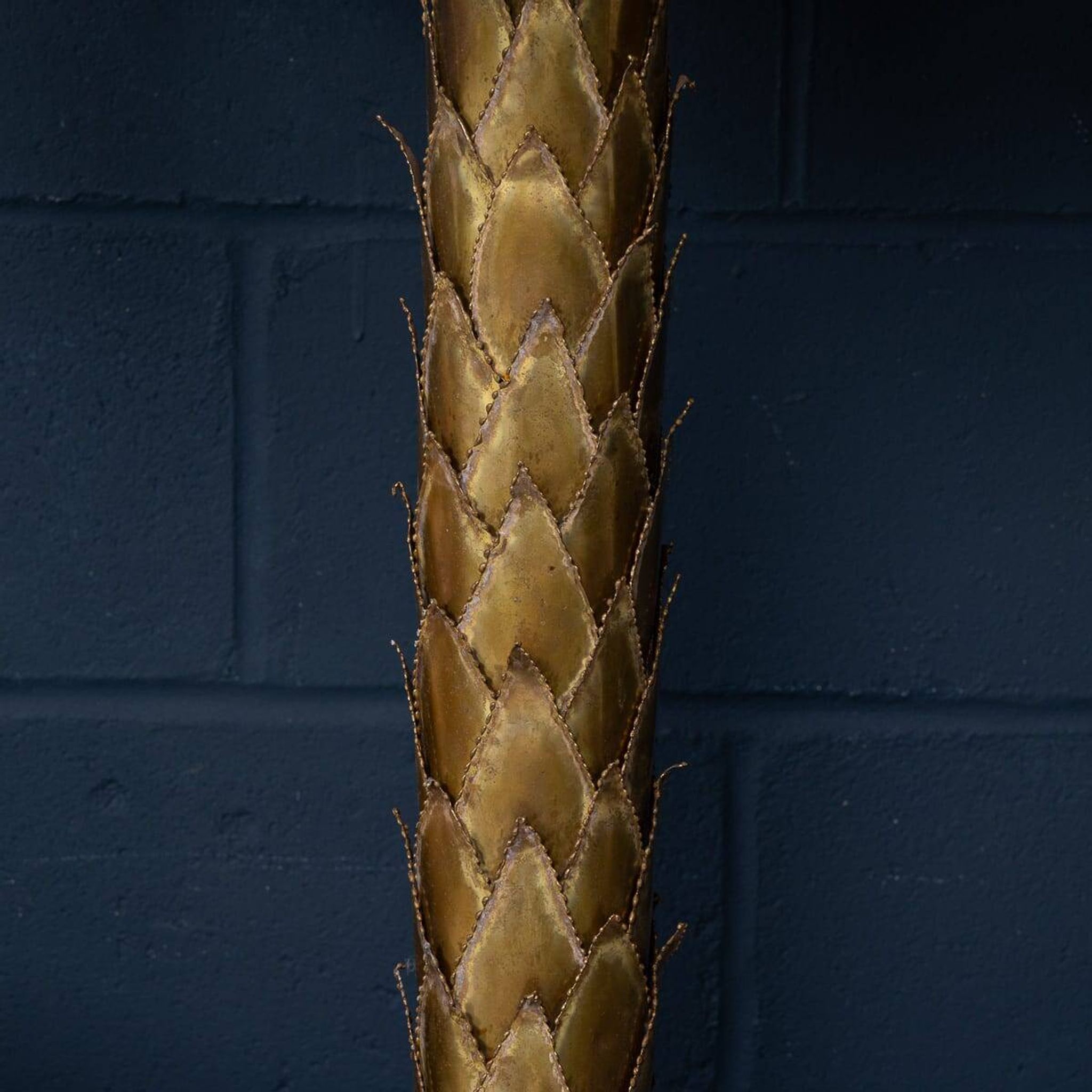 20thC FRENCH PALM TREE FLOOR LAMP, CHRISTIAN TECHOUEYRES FOR MAISON JANSEN