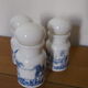 Lot 3 pots epices opaline
