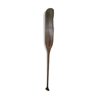 Old wooden oar