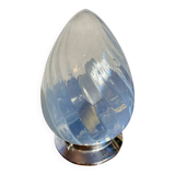 Suspension en verre et métal Art Déco