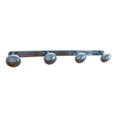 Coat rack with 4 hooks