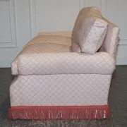 Two-Seater Sofa from Country House with Cushioned Pillows, England
