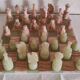Jeu d'échecs en marbre