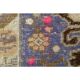 1970s Vintage Turkish Oushak Handmade Wool Cotton Brown Area Rug 135x238