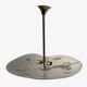 Glass pendant light 1970 Space age