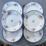 6 assiettes à dessert Sarreguemines