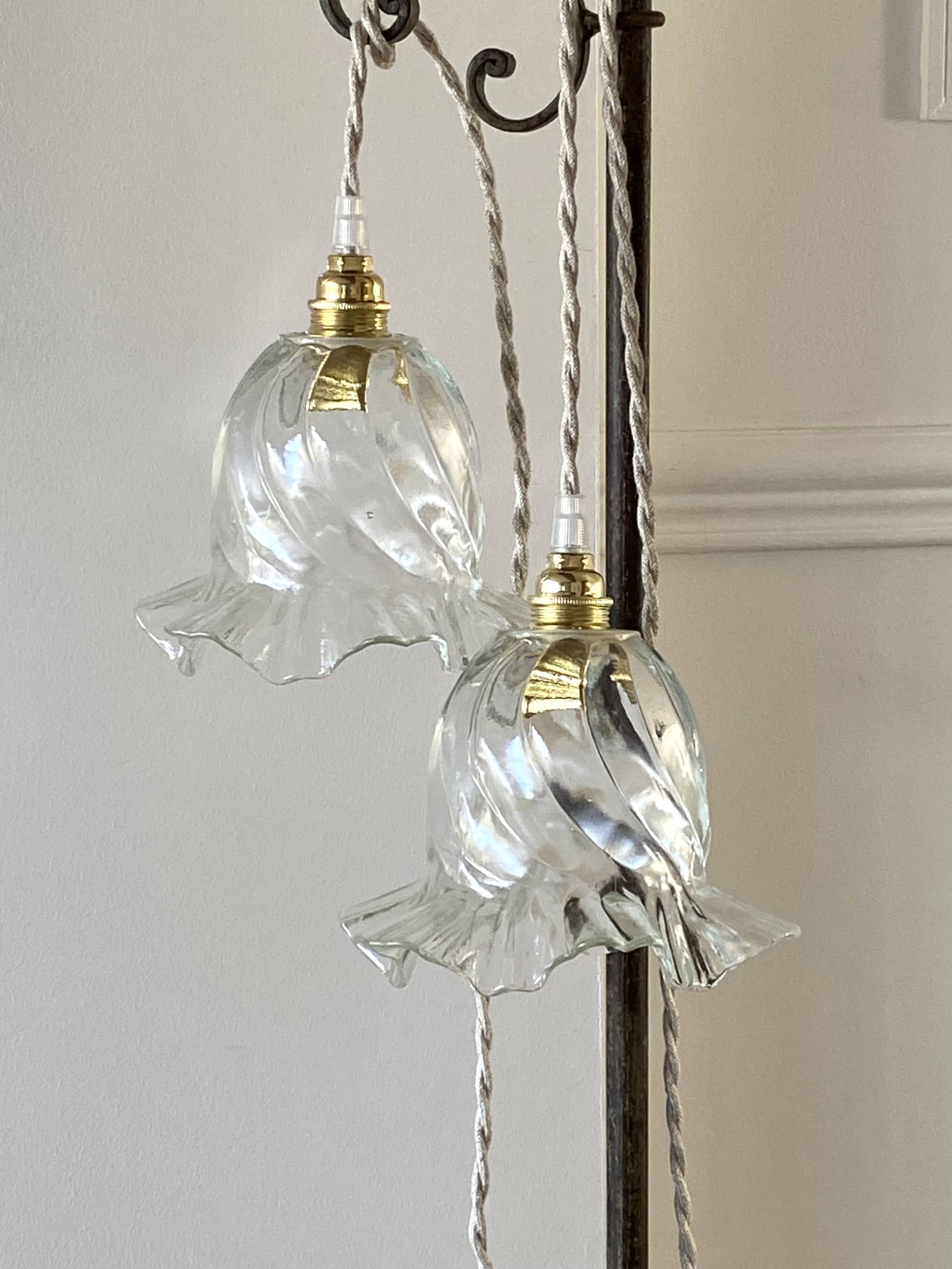 Pair of portable lamps