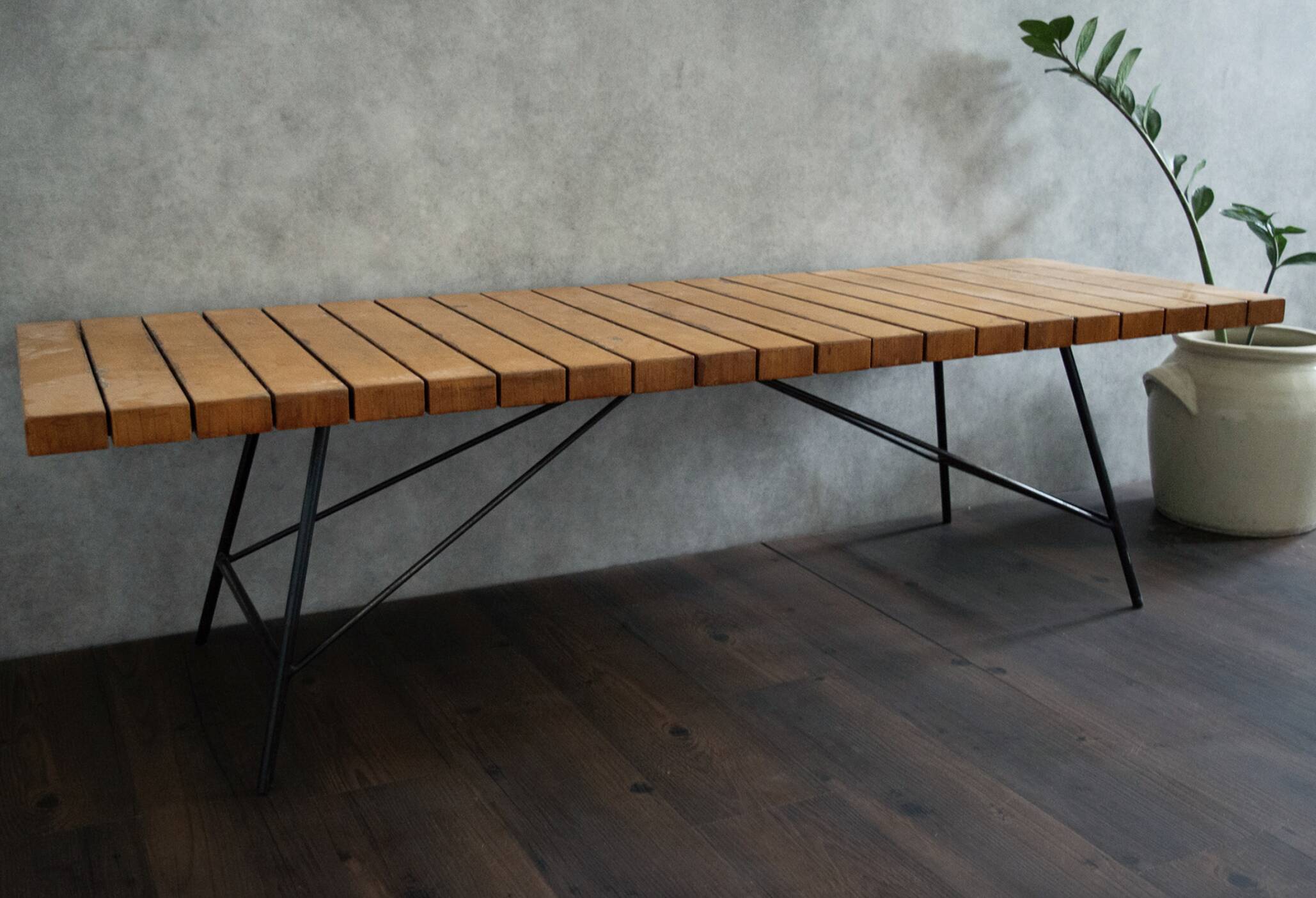 Coffee table/bench, model 201, Alain Richard, Meubles TV edition, circa 1954