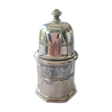 Container of table from Christofle in silver metal