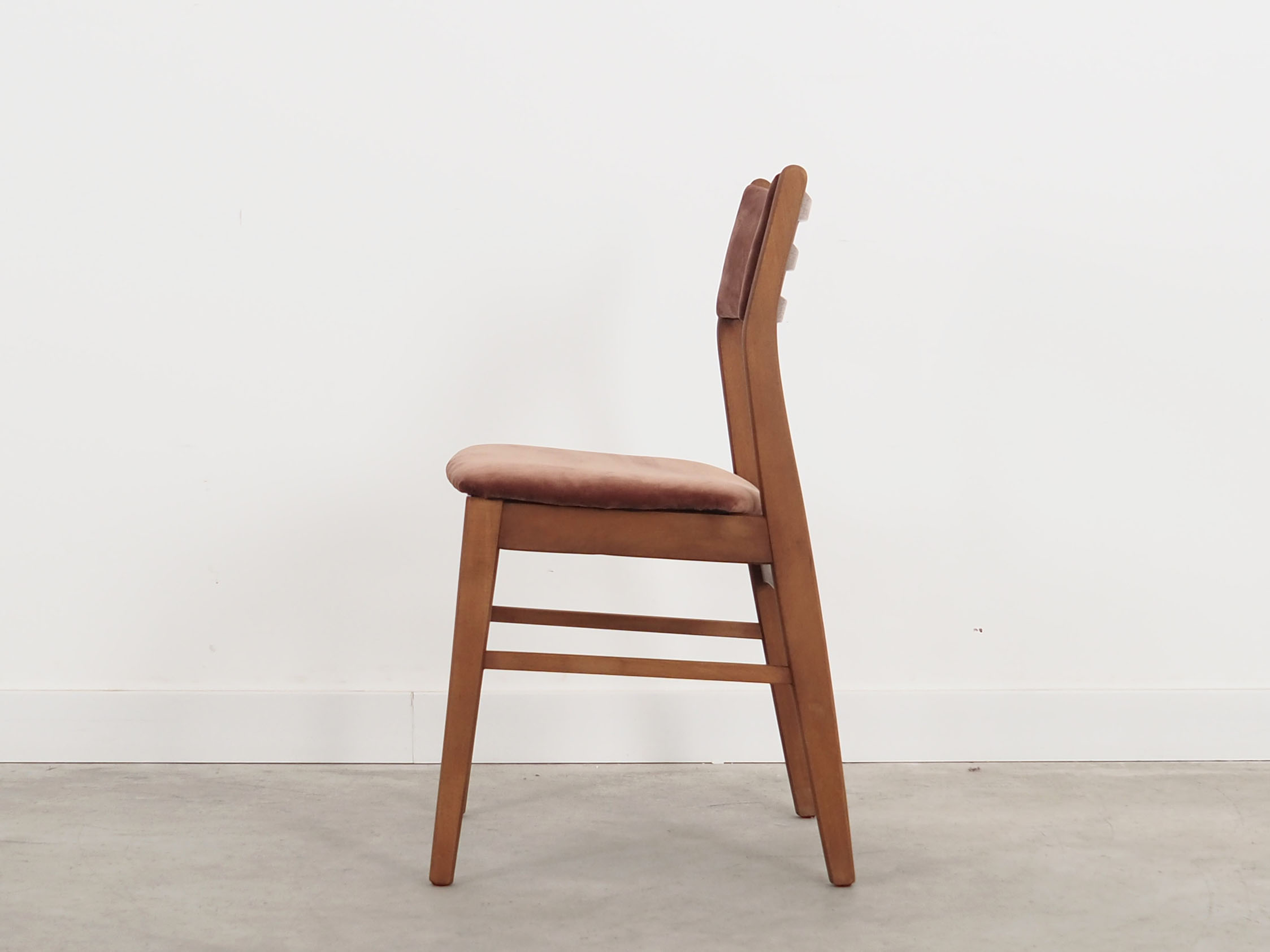 Set of six beech chairs, Danish design, 70s, made in Denmark