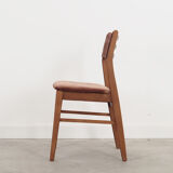 Set of six beech chairs, Danish design, 70s, made in Denmark