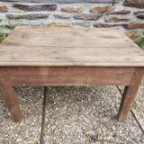 Table basse ancienne en chêne