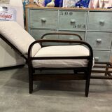 Multi-position relaxation armchair from the 1930s/40s in teak.