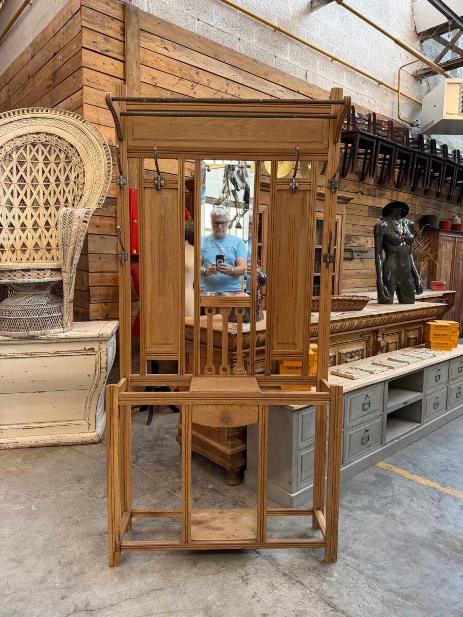 Vestiaire d’entrée en chêne