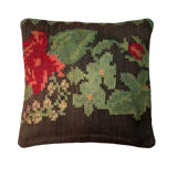 Vintage turkish kilim cushion cover 40x40cm