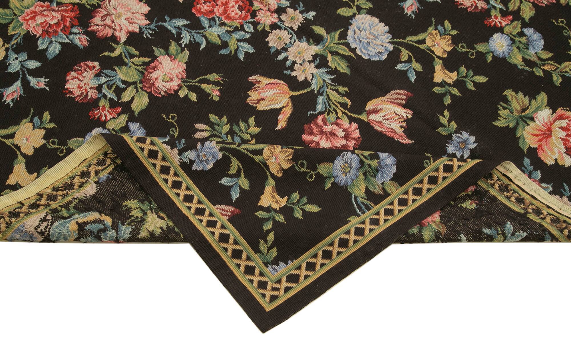 Handmade Vintage Flatweave Needlepoint Kilim 177 cm x 271 cm